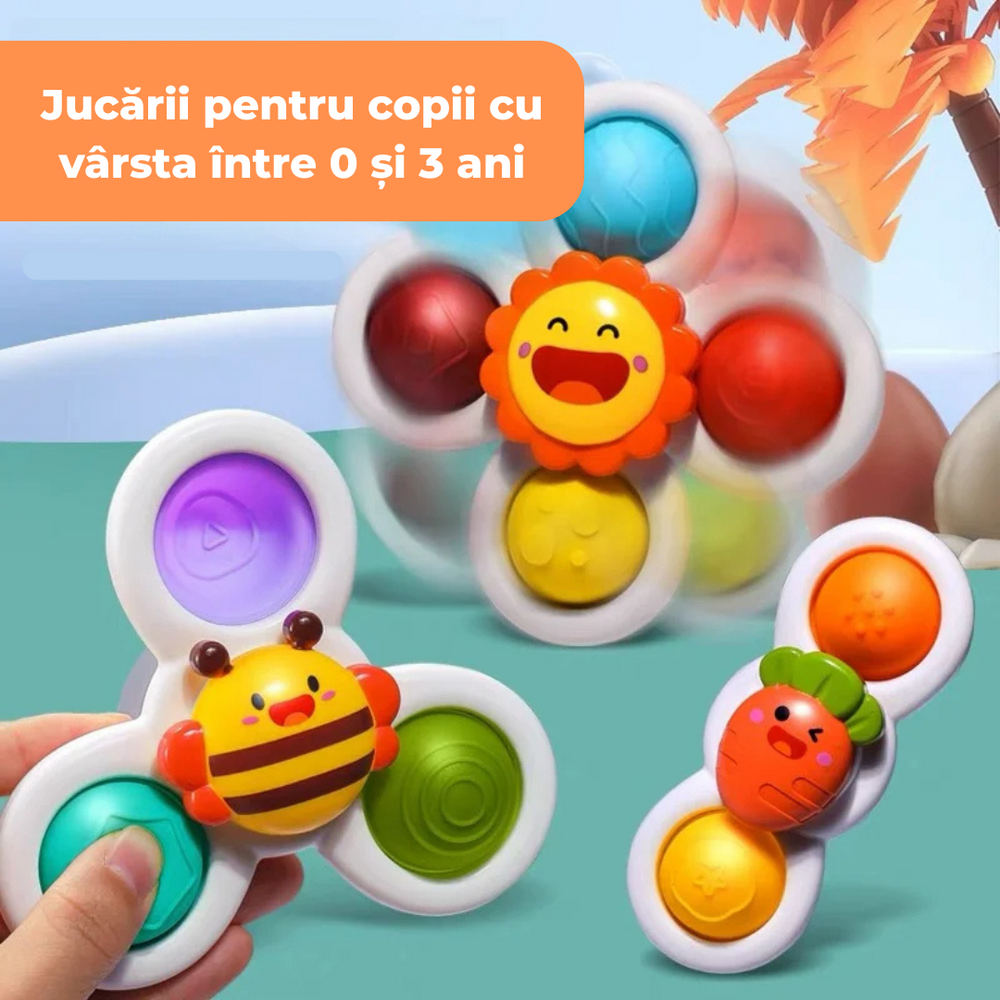 Set 3 Jucării Spinner Interactive