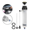 1+1 CADOU - Extractor manual de lichide auto – seringă 200 ml pentru ulei, lichid de frână, antigel