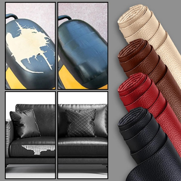 1+1 CADOU - Kit pentru Reparare Instantă a Pielii și Pielii Ecologice - LEATHERPATCH