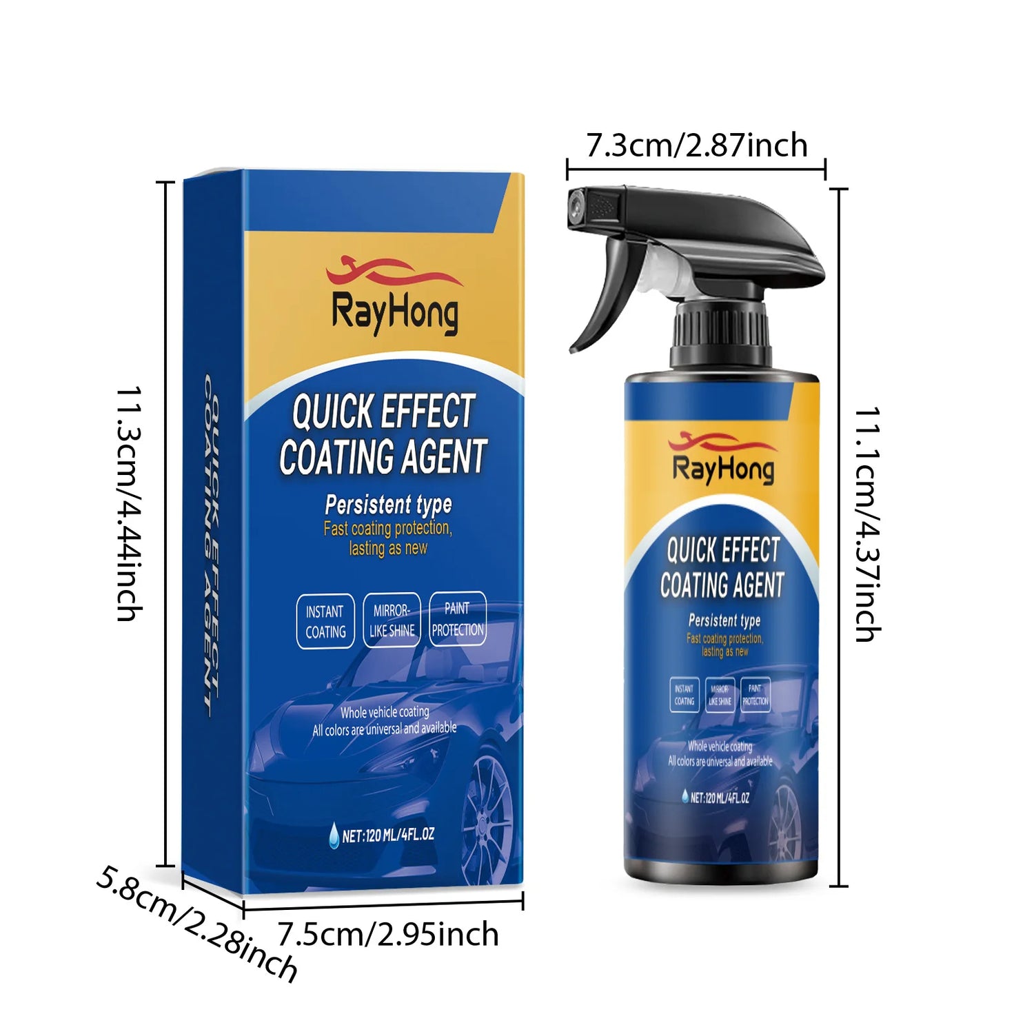 Spray Profesional pentru Protecție și Luciu Caroserie Auto