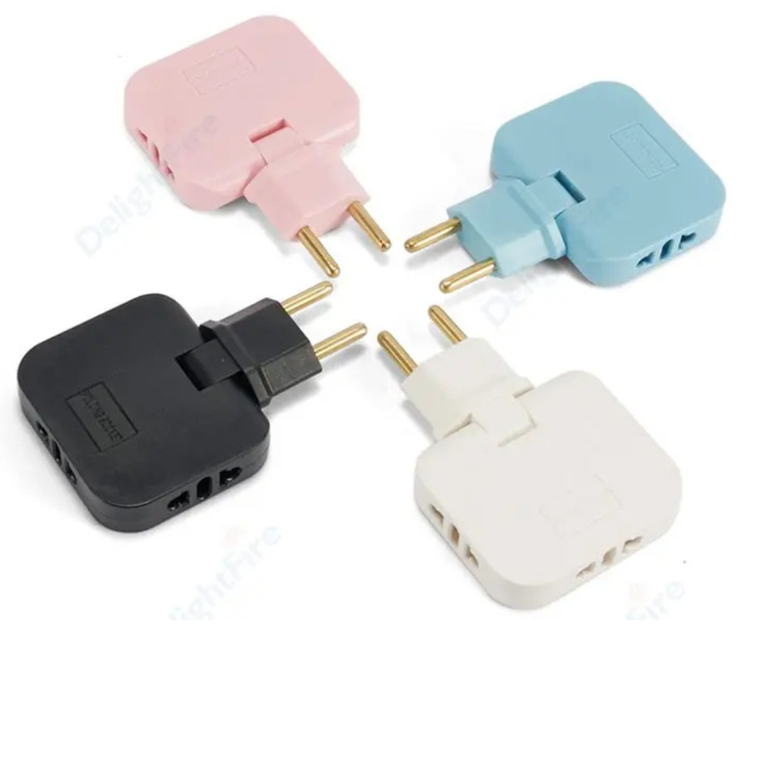 1+1 CADOU - Adaptor Triplu Rotativ 180°
