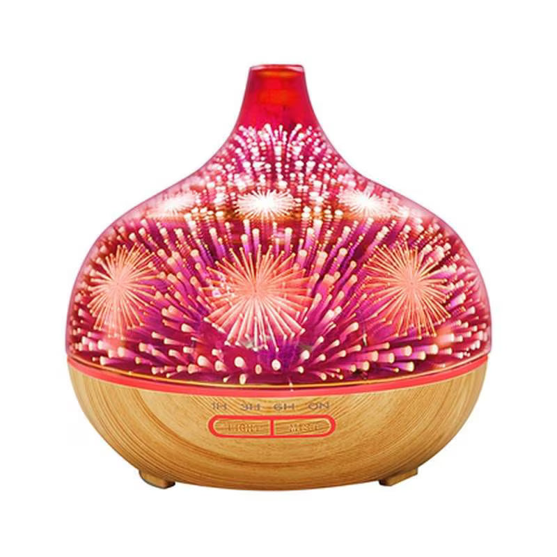 Difuzor aromaterapie cu LED 3D, design spectaculos si atmosfera relaxanta