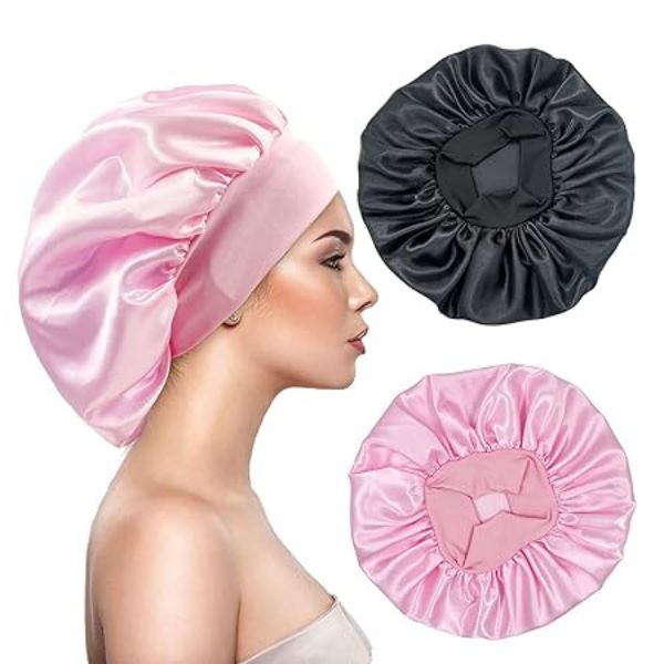 1+1 CADOU - Bonetă Satin Premium pentru Protecția Părului în Timpul Somnului - SILKCROWN