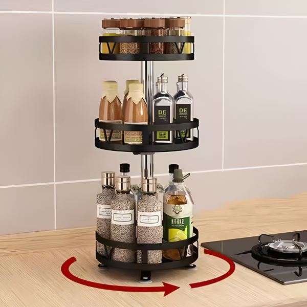 Organizator Rotativ 360° cu 3 Nivele - SPINSTORE