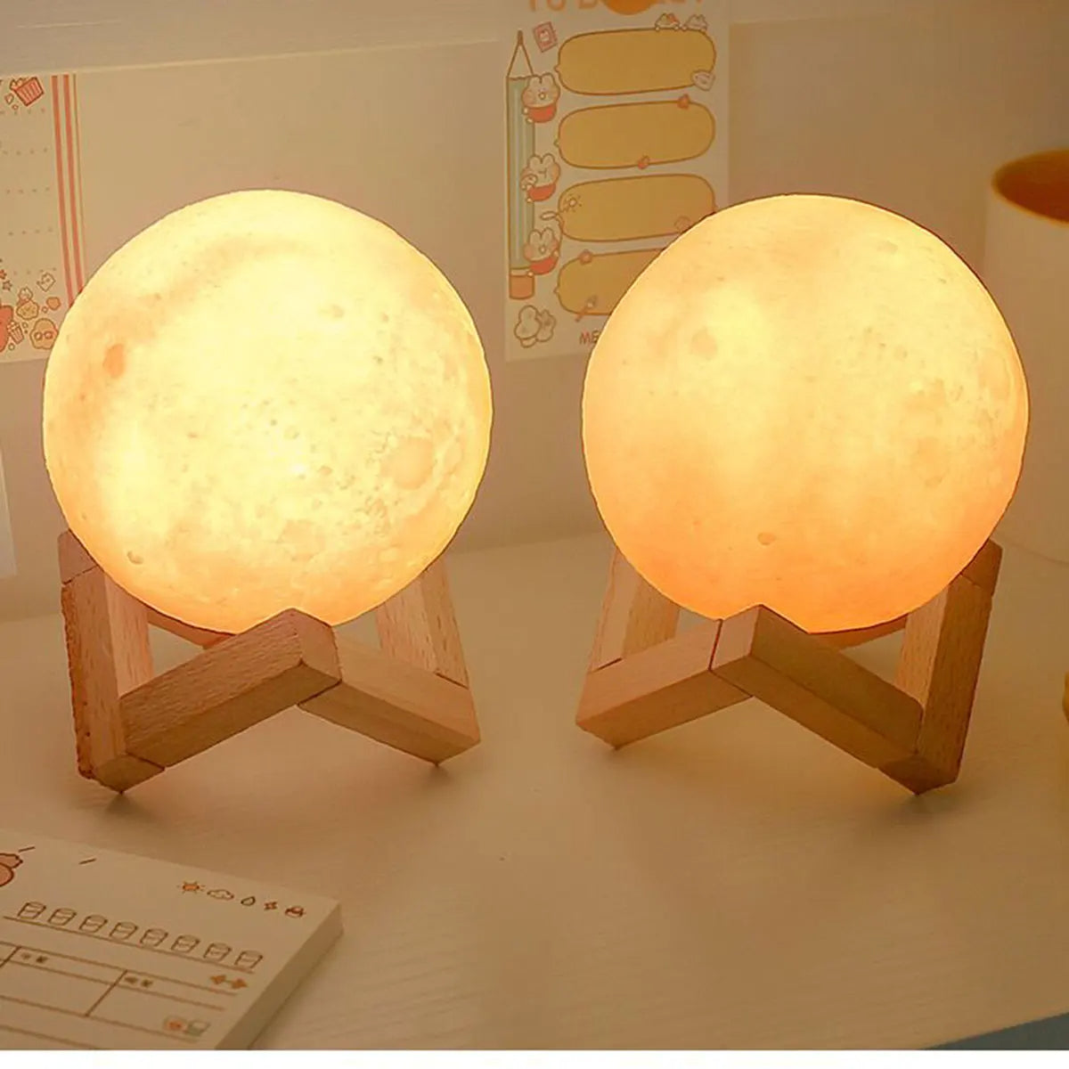 Lampa de Veghe 3D cu Umidificator  + 12 Sticlute De Uleiuri