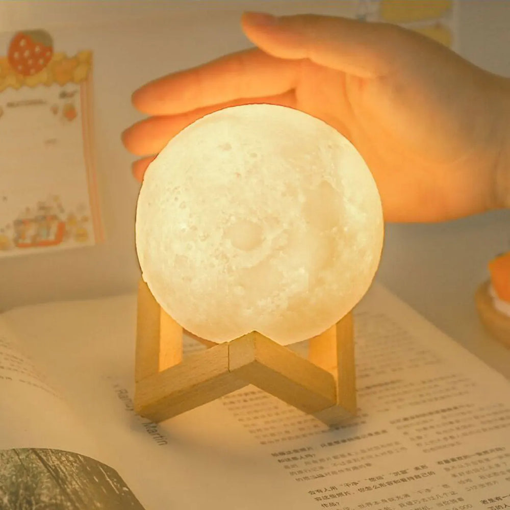 Lampa de Veghe 3D cu Umidificator  + 12 Sticlute De Uleiuri