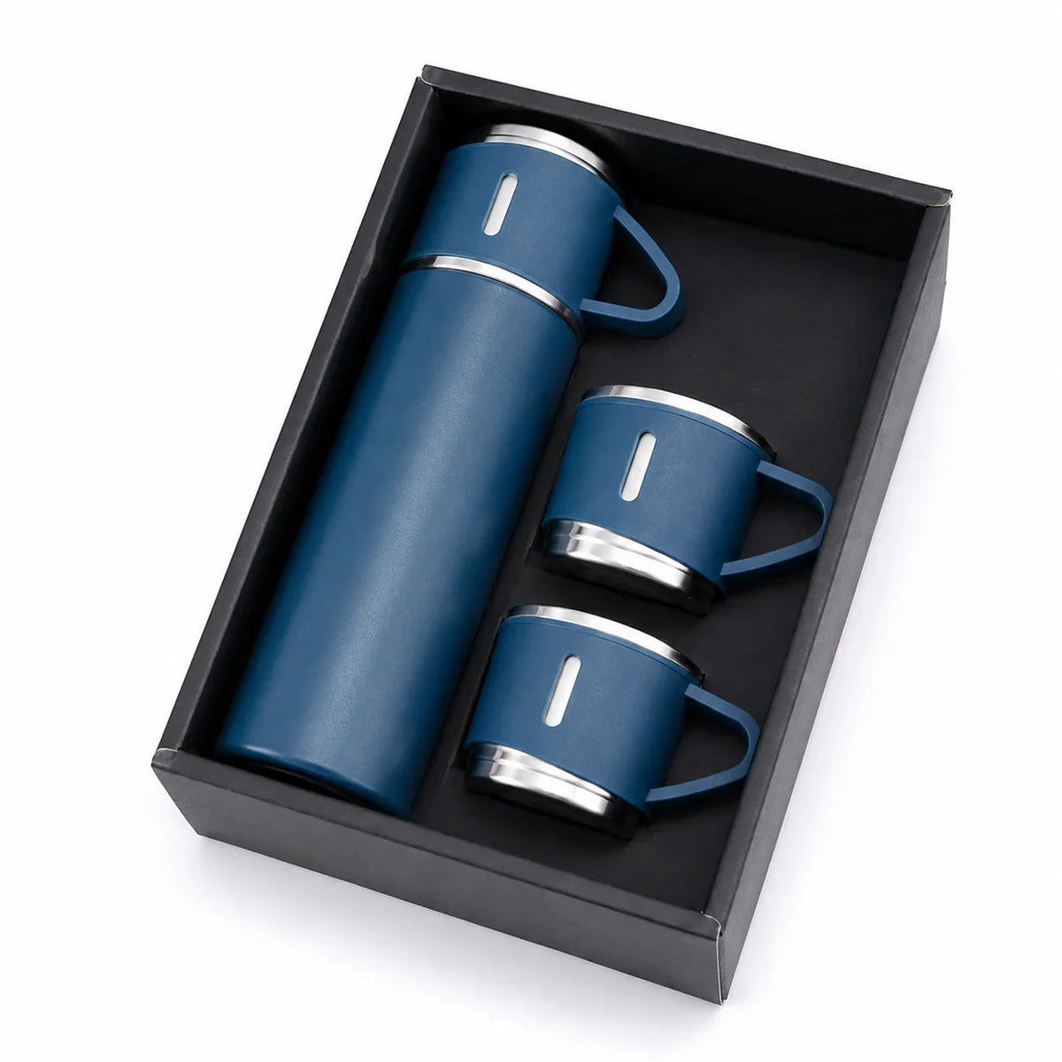 1+1 CADOU Set Termos cu 3 Cești, 500 ml, Ideal pentru Călătorii