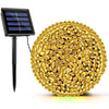 Set 2 Instalații Solare cu 100 LED-uri, 10 m, Diferite culori