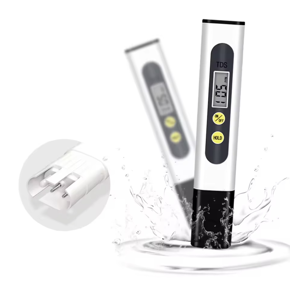 1+1 CADOU - Tester portabil pentru calitatea apei – TDS digital cu afișaj LCD și ATC