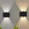 Set 4 x Lampi Solare de Perete, 4 LED-uri, pentru Exterior, Senzor de Miscare