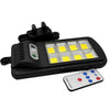 Set 5 x lampa cu incarcare solara Jortan, 8 Celule, 50W, telecomanda + 2 lămpi 100 LED CADOU