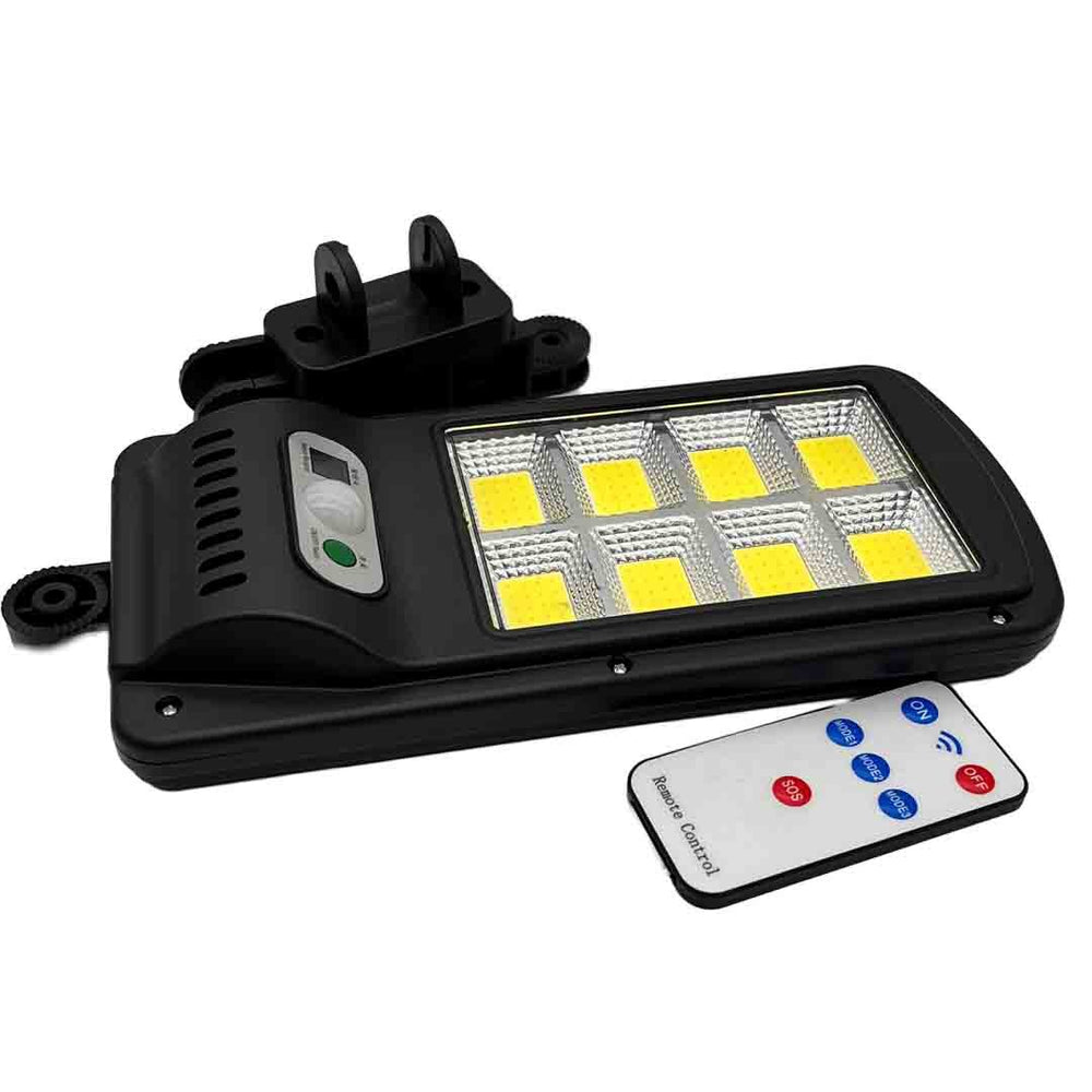 Set 5 x lampa cu incarcare solara Jortan, 8 Celule, 50W, telecomanda + 2 lămpi 100 LED CADOU
