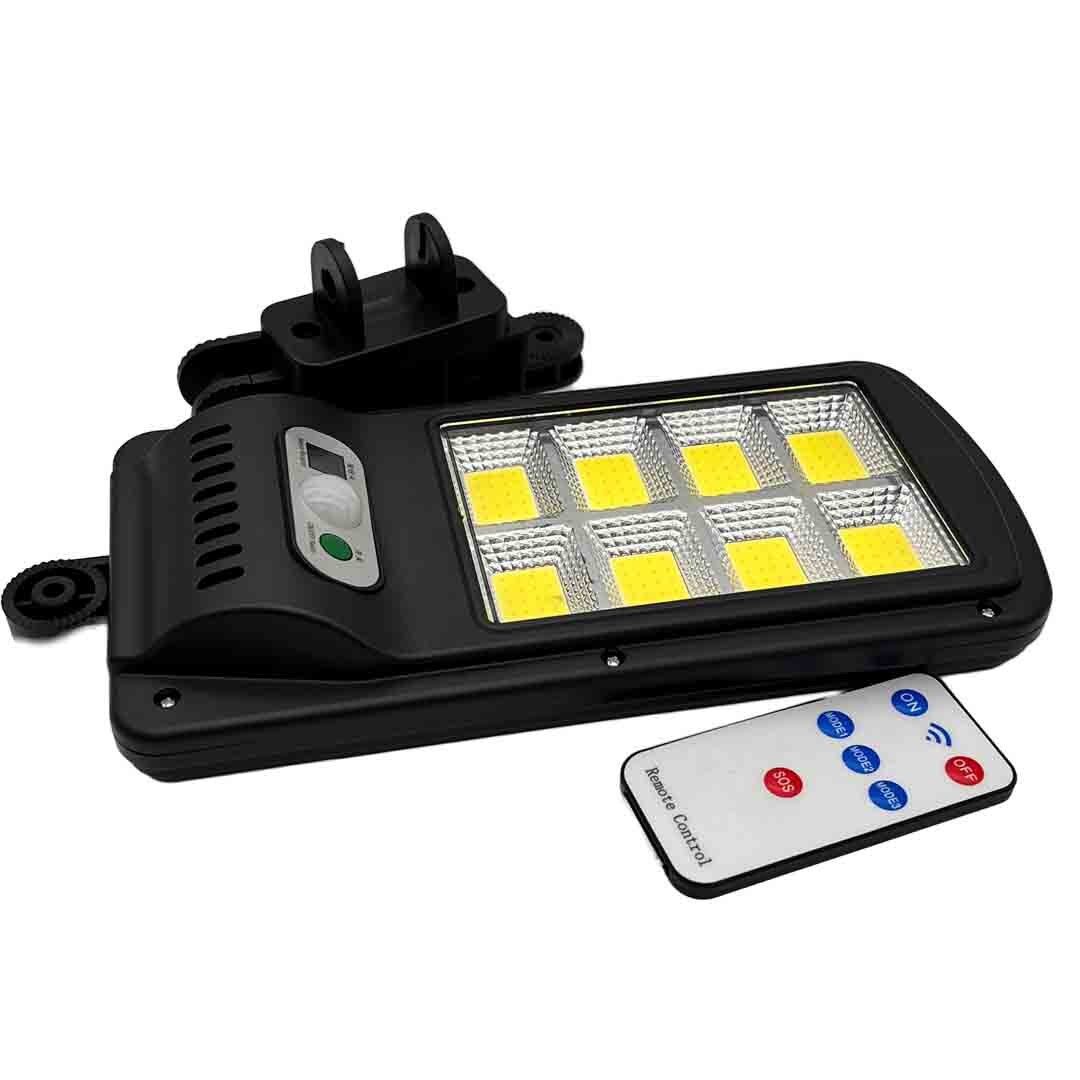 Set 5 x lampa cu incarcare solara Jortan, 8 Celule, 50W, telecomanda + 2 lămpi 100 LED CADOU