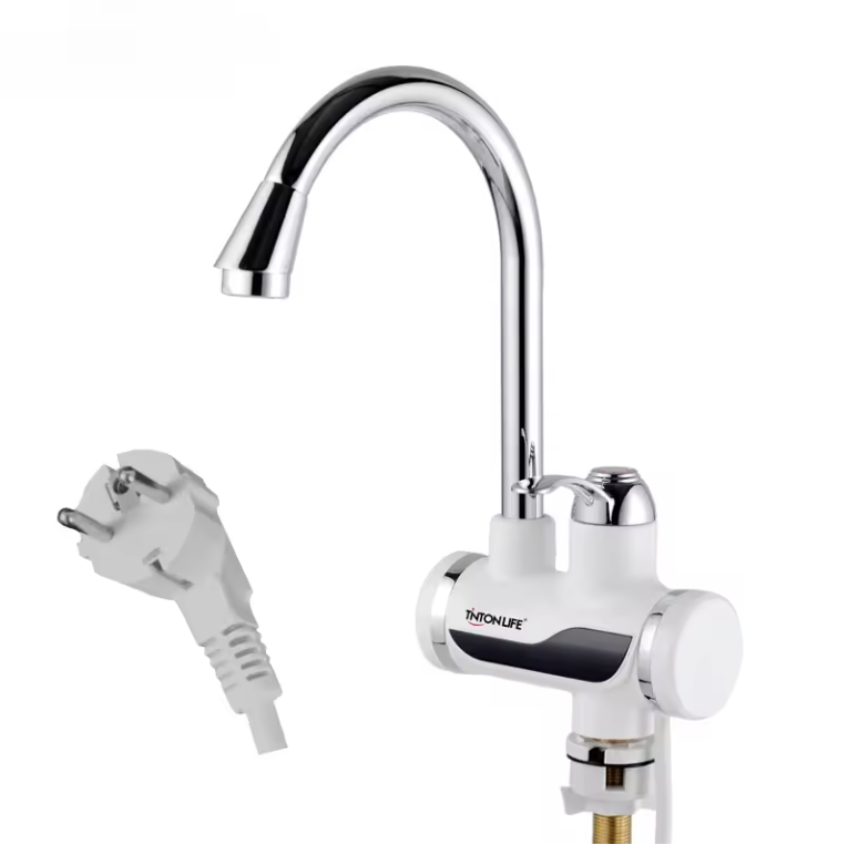 Robinet instant cu apă caldă, 3000 W, control LCD pentru temperatură rapidă