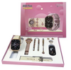 Ceas inteligent Luxury Plus pentru femei + set bijuterii: colier, cercei, brățară și inel